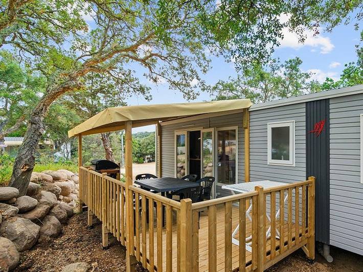 Camping Le Damier - Mobilheim 6 personen - Lodge - 3 Schlafzimmer in Pianottoli-Caldarello, Sartène und Umgebung