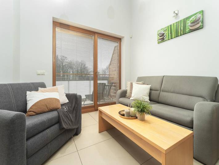Apartament wakacyjny dla 5 osób, z Balkon w Rewal