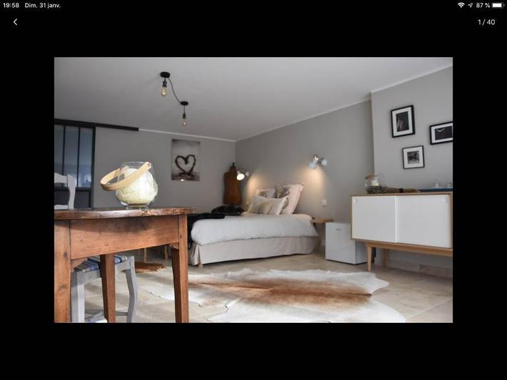 Maison d’hôte pour 2 personnes, avec jardin et vue