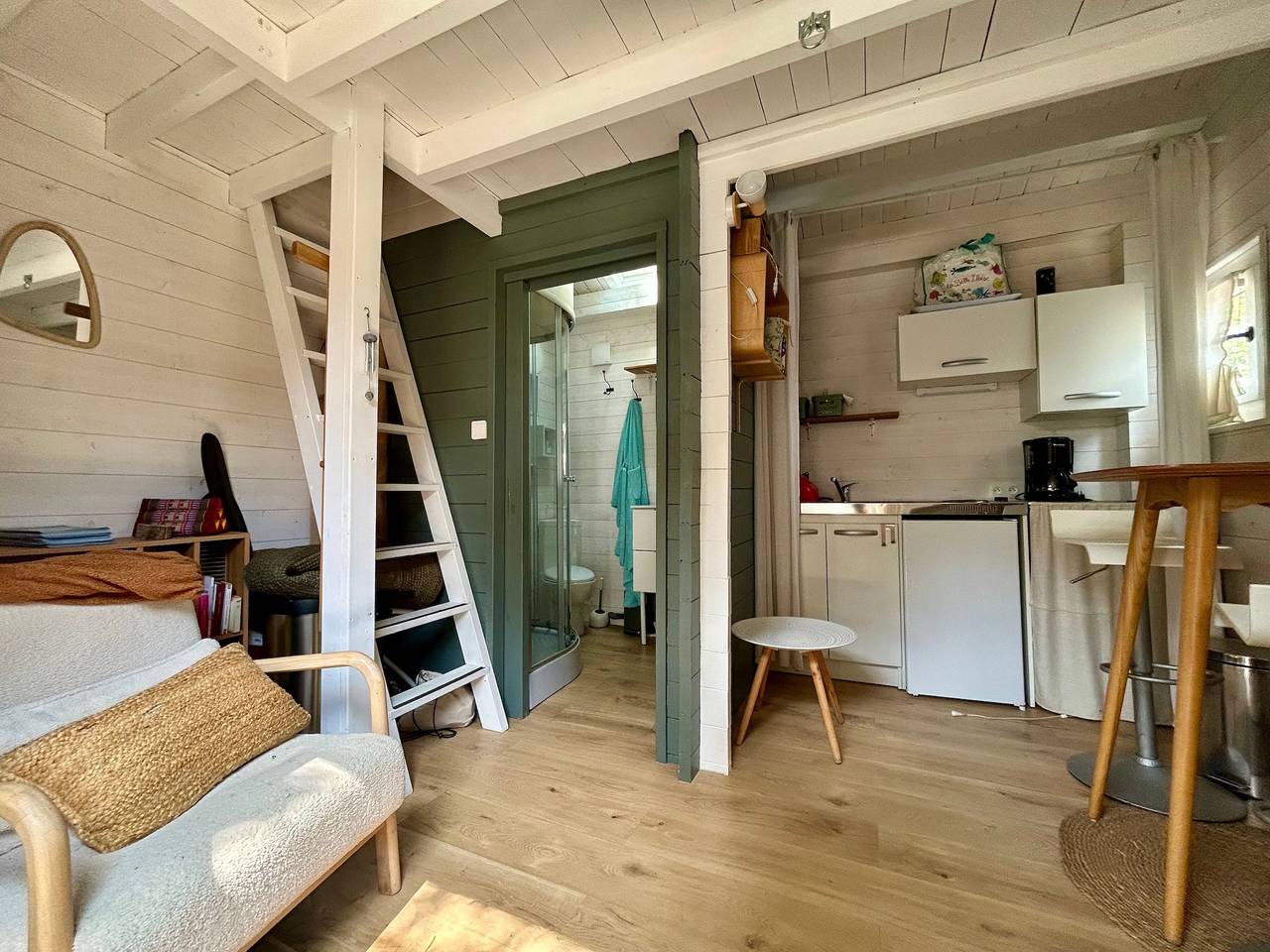 Chalet « Le Cocon de Sophie » con terraza y jardín compartido in Saint-Gildas-de-Rhuys, Côte des Mégalithes
