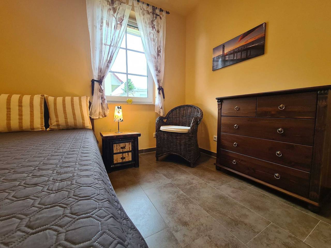 Ganze Ferienwohnung, Bungalow Leuchtturmblick Bastorf nahe Kühlungsborn - 3-Raum-Bungalow (48m², max. 3 Pers.) mit Terrasse in Bastorf, Neubukow-Salzhaff