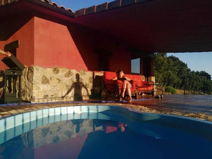 Gîte pour 2 personnes, avec bassin pour enfant et vue ainsi que piscine et jardin à Arenas de San Pedro - 4