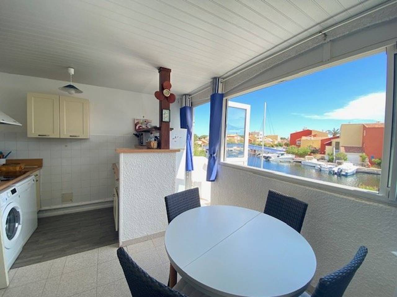 Ganze Wohnung, Apartment mit Yachthafenblick - 4 Pers. in Le Barcarès, Côte d'Améthyste