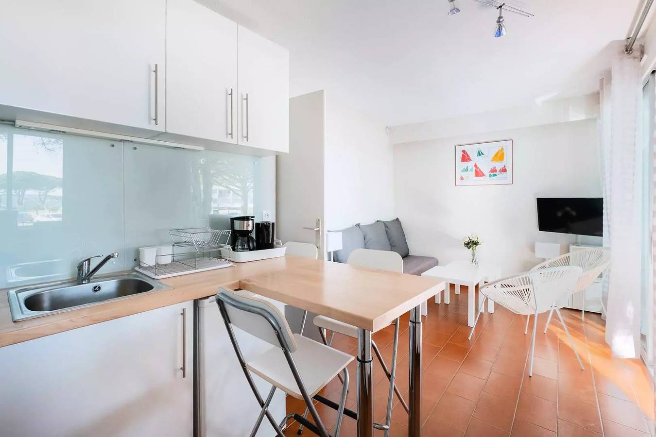 Estudio entero, As23988-Estudio cabaña, en una Residencia Directa en Playa in Port Camargue, Le Grau-du-Roi