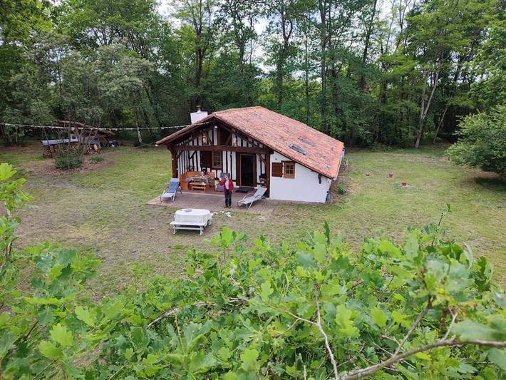 Location de vacances pour 4 personnes, avec terrasse à Lencouacq