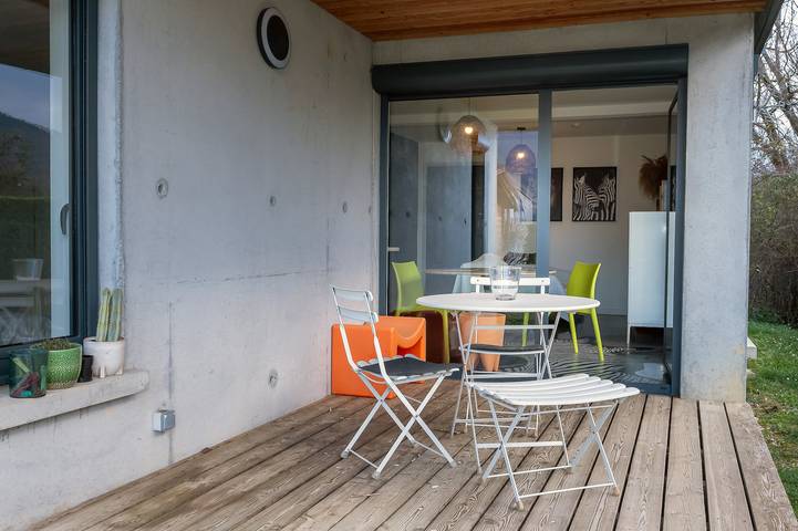 Appartement de vacances pour 3 personnes, avec Jardin