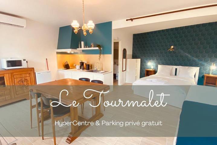 Gîte pour 4 personnes, avec terrasse dans Casino De Bagneres De Bigorre - 2