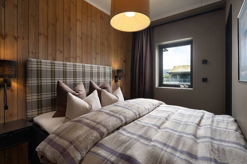 Ganze Wohnung, New (2023) apartment with very central location. in Geilo, Hol