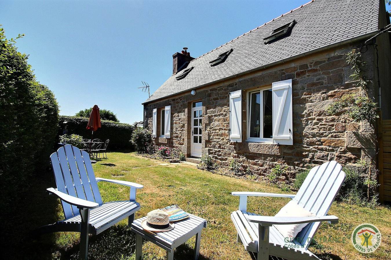 Le Clos d'Isidore in Trébeurden, Costa de granito rosa