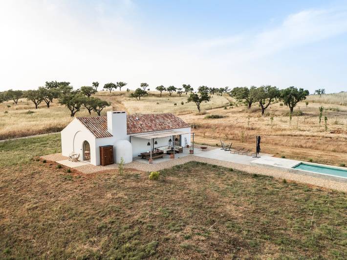 Casa de férias para 4 pessoas, com jardim em Santiago do Cacém