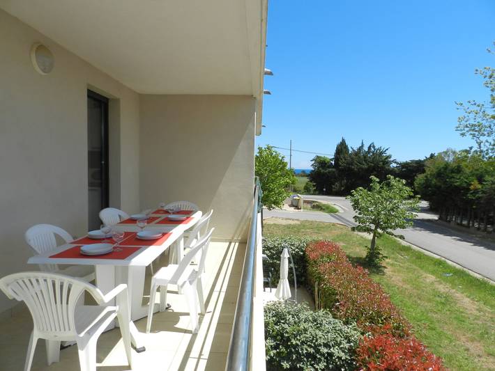 Ferienwohnung für 6 Personen, mit Balkon in San-Giuliano