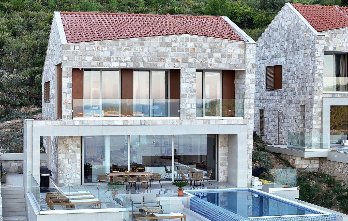 Hus för 8 Personer med pool in Vis Town, Split-Dalmatia guovlu