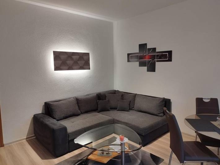 Ferienwohnung für 4 Personen, mit Balkon und Garten in Löbau