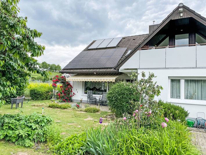 Ferienwohnung für 3 Personen, mit Balkon und Garten sowie Ausblick - 1