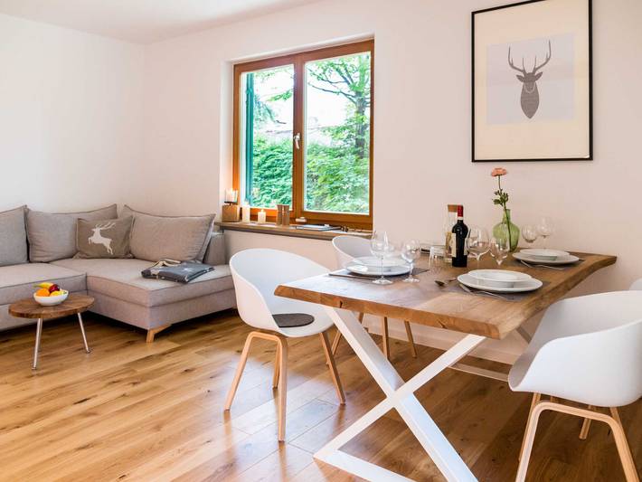 Hütte für 3 Personen, mit Terrasse und Garten am Tegernsee
