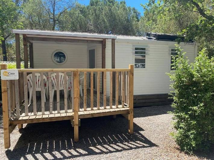 Camping pour 5 personnes, avec Terrasse ainsi que Bassin pour enfant et Piscine à Roquebrune-sur-Argens - 3