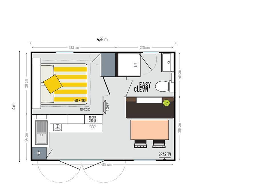 Camping de Ceyreste - Mobilhome 2 personnes - Mobil home Cassis in Ceyreste, Région de Marseille