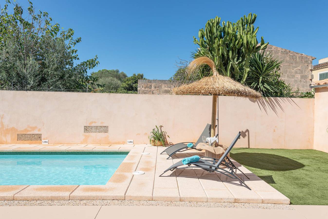 Ca Ses Nines - Acogedora casa de pueblo con piscina privada en el interior de Mallorca Wifi Gratis in Ariany, Interior de Mallorca