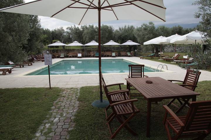 Ferienwohnung für 4 Personen, mit Terrasse und Garten sowie Pool in den Abruzzen