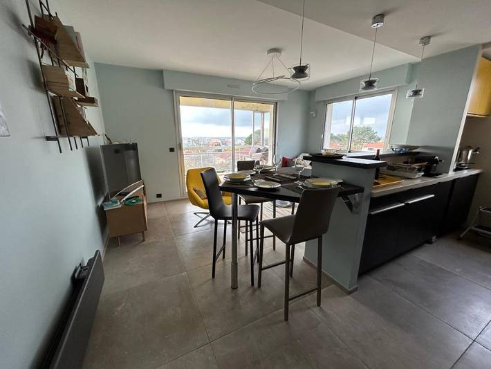 Appartement de vacances pour 4 personnes, avec vue et balcon
