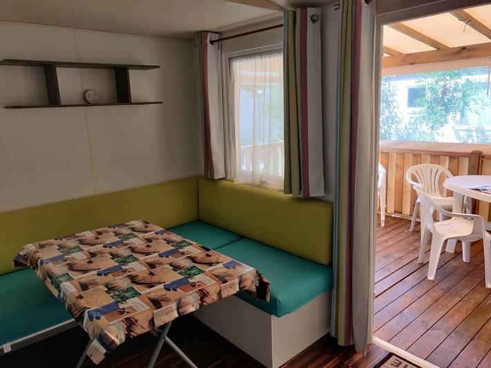 Mobil home pour 9 personnes, avec jardin à Arces - 4