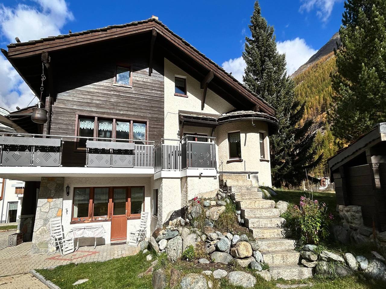 Chalet Stadel: Alpiner Komfort in Saas-Grund, Walliser Alpen