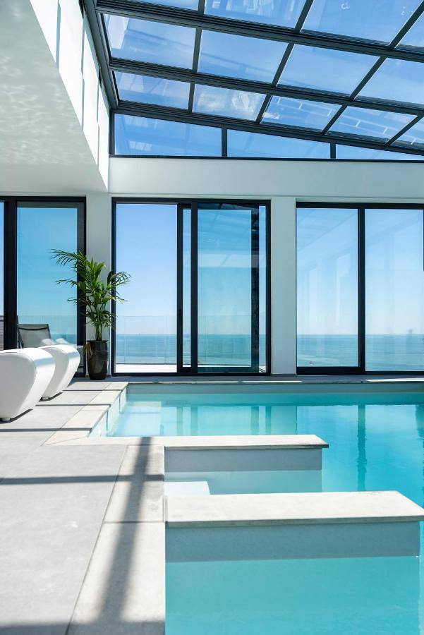 Appartamento per 2 persone, con giardino e sauna nonché panorama e piscina, con animali domestici a Milano Marittima