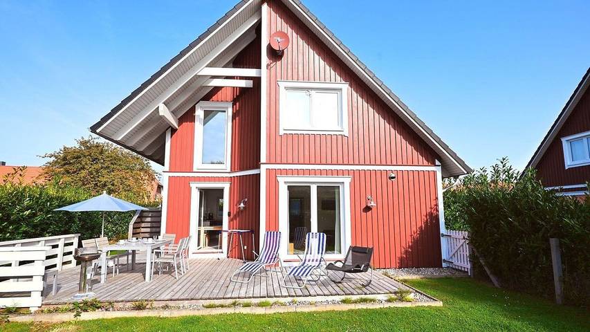 Ferienhaus für 4 Personen, mit Garten und Sauna sowie Terrasse, mit Haustier in Blekendorf