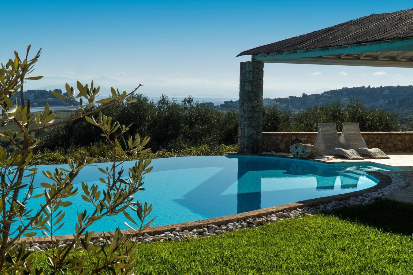 Luxury Corfu Villa | Villa Piedra | Private Pool | Sea View | 3 Bedrooms | Kastania in Korfu