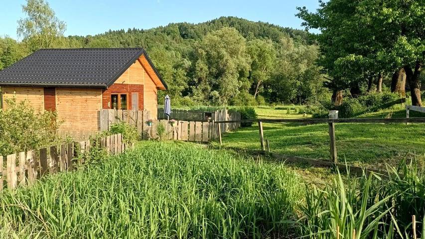 Apartament wakacyjny dla 4 osób, z widok i ogród, zwierzęta dozwolone w Brzegi Dolne