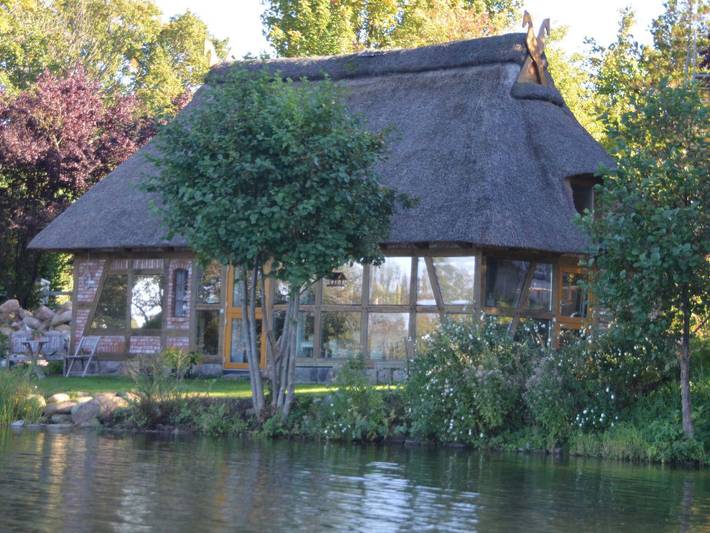 Bauernhaus für 4 Personen, mit Terrasse und Garten sowie Sauna und Ausblick in Grebin