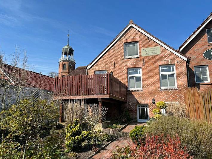 Ferienhaus für 4 Personen, mit Terrasse und Garten in Jemgum