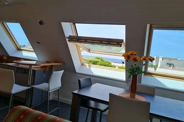 Gîte pour 4 personnes, avec jardin et terrasse dans Plage Du Billou Santec