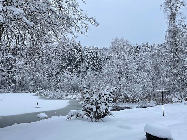 Maison de campagne pour 4 personnes, avec balcon ainsi que jardin et vue sur le lac à Rupt-sur-Moselle