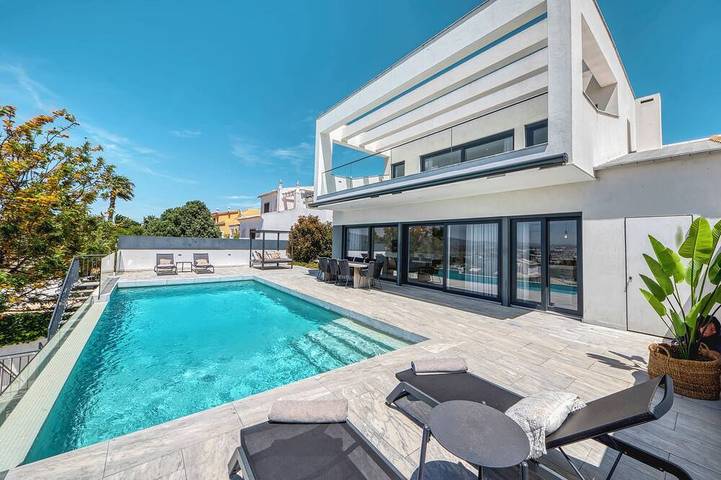 Villa pour 8 personnes, avec terrasse et jardin à Ferragudo