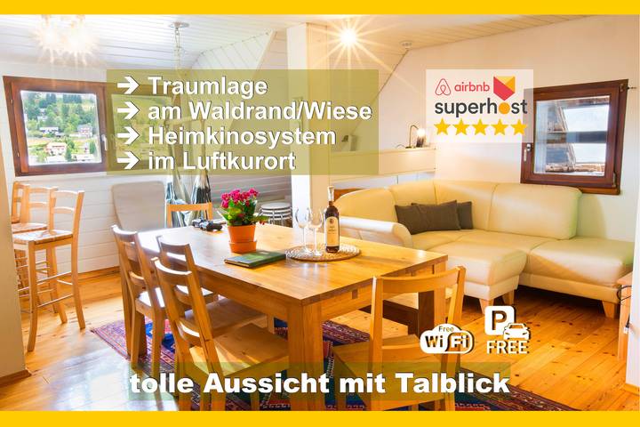 Hütte für 8 Personen, mit Balkon/Terrasse und Terrasse sowie Garten in Todtnau