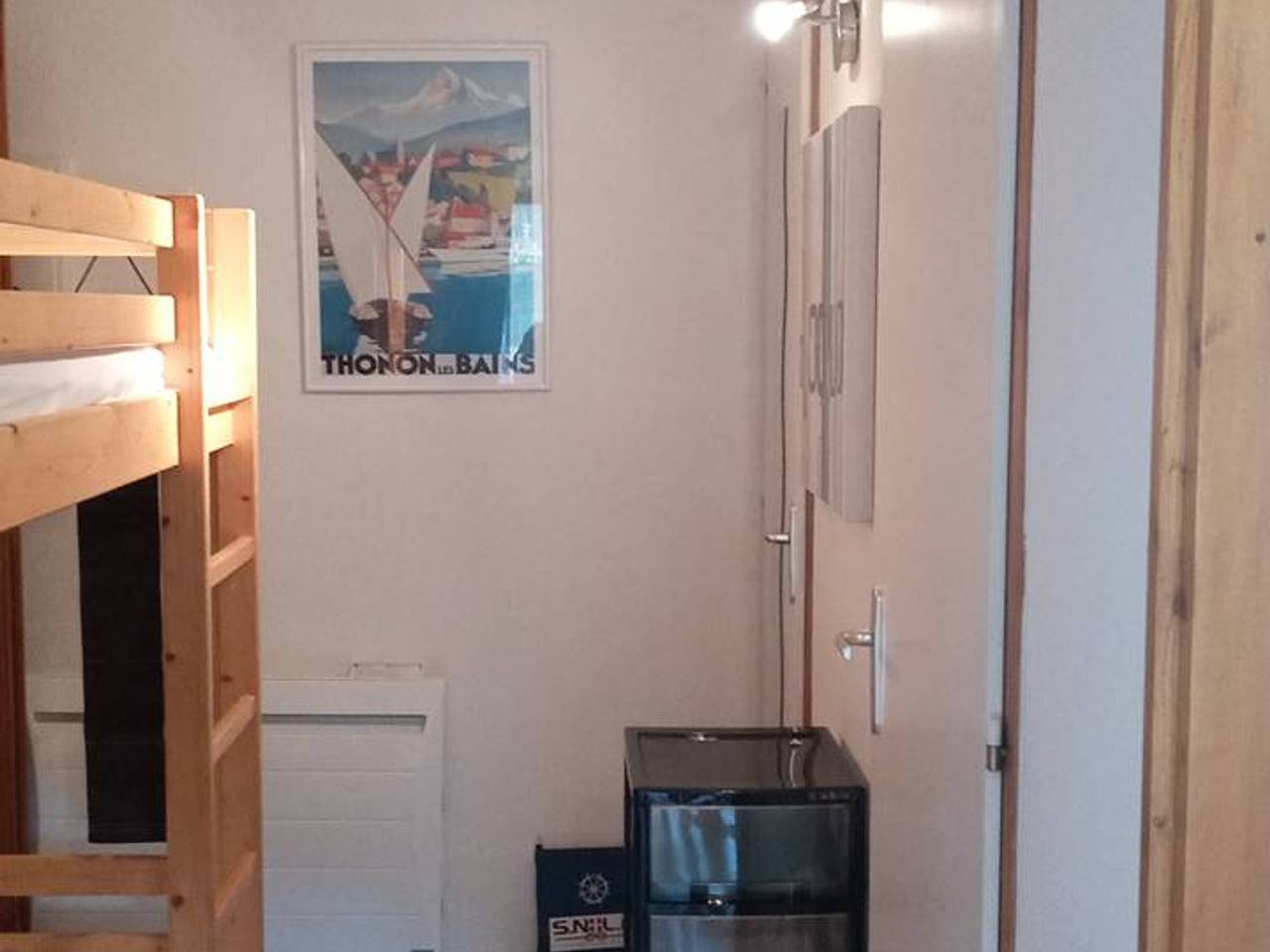 Ganzes Studio, Helles Studio mit Balkon, Bergblick, 25m² in Le Biot, Thonon-les-Bains und Umgebung