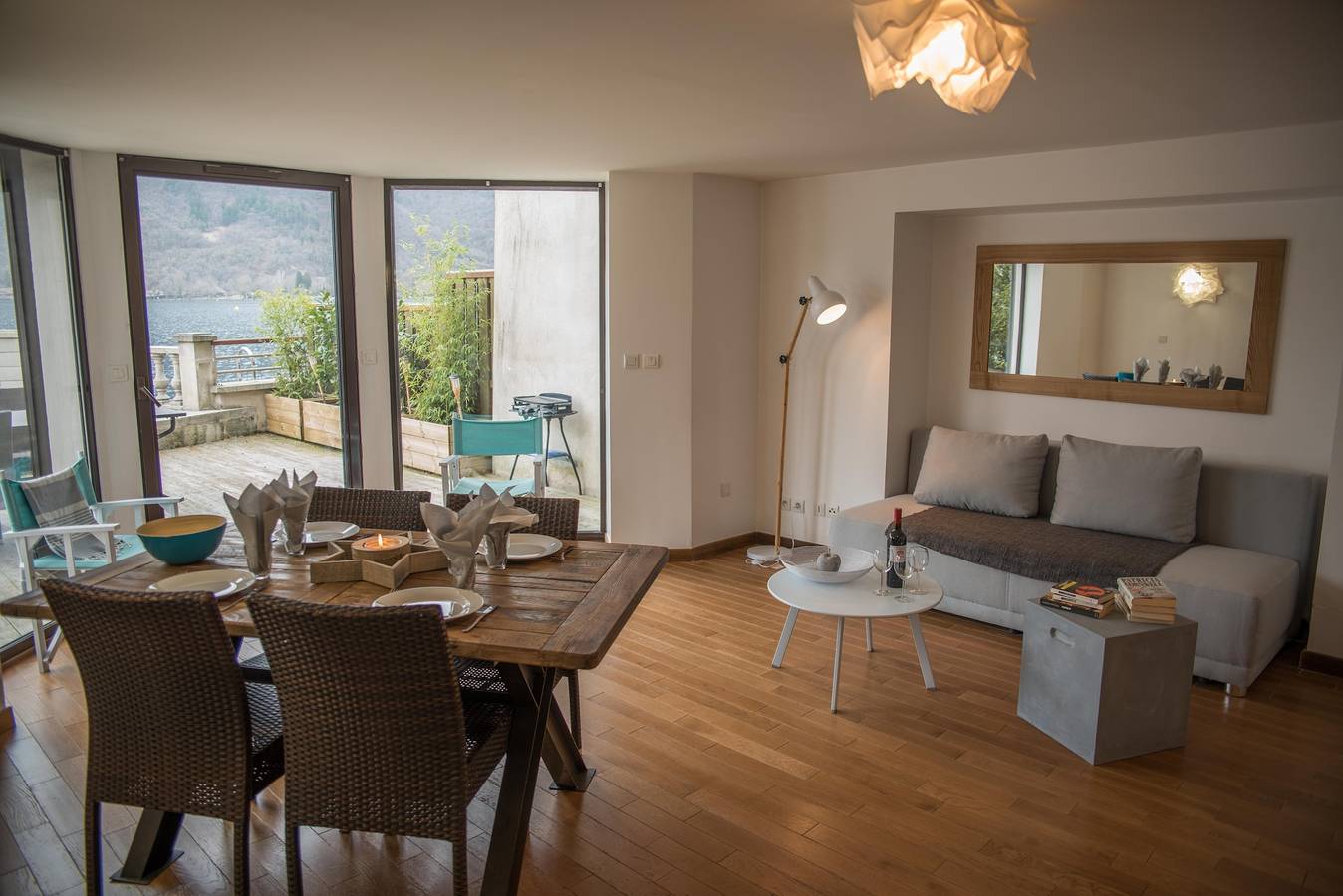 Apartamento entero, Le Panoramique Rivage - Terrasse privative in Duingt, Bauges