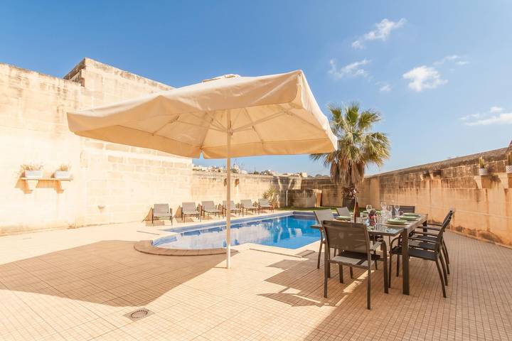 Ferienhaus für 10 Personen, mit Terrasse und Kinderpool sowie Pool in Gozo - 3
