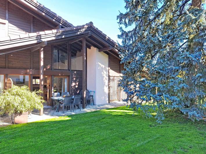 Ferienwohnung für 4 Personen, mit Terrasse und Garten am Thunersee
