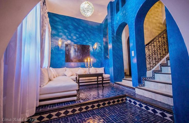 Riad pour 3 personnes, avec sauna et piscine ainsi que terrasse et vue à Chefchaouen - 2