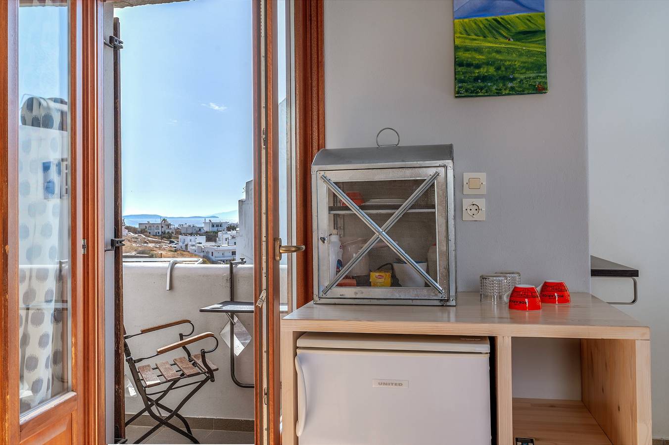 Studio 'En Tino 3' avec balcon, Wi-Fi et climatisation in Tinos