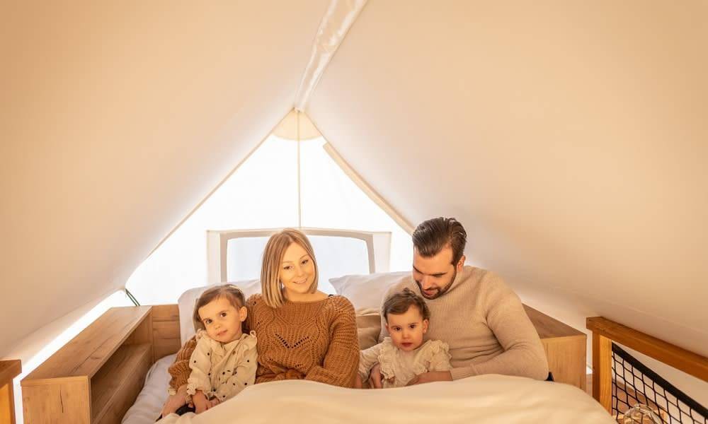 Europarcs Poort van Maastricht — Glampingtent Luxe 4 in Hoge Kempen