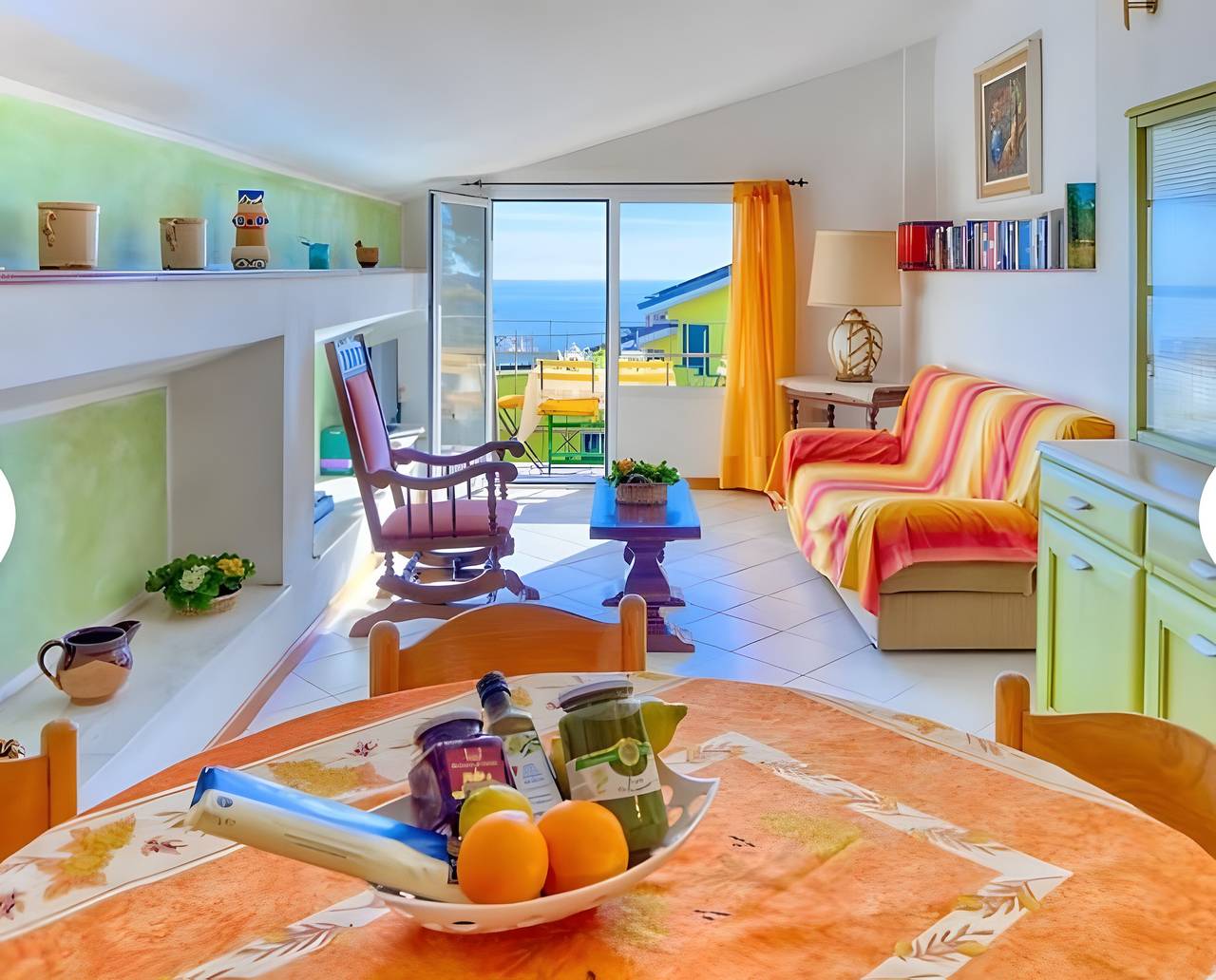 Hel lägenhet, Apartment 'Aurora' with Sea View, Shared Pool and Wi-Fi in Poggi (Imperia), Imperia