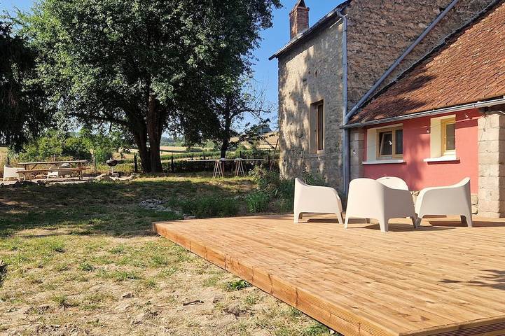 Maison de vacances pour 5 personnes, avec jardin