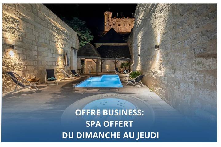 Hôtel pour 3 personnes, avec Jacuzzi et Terrasse ainsi que Jardin et Piscine à Saumur - 2