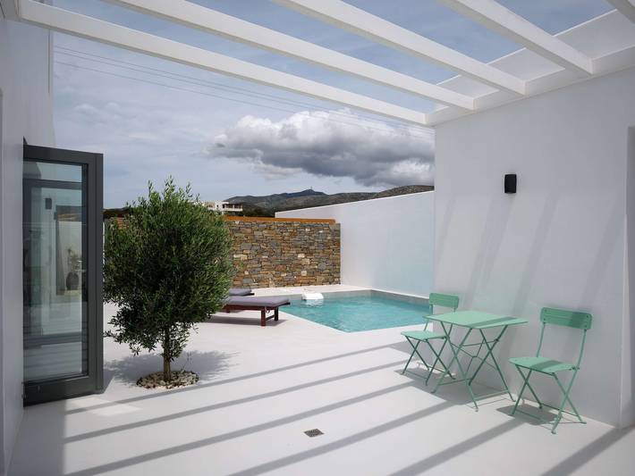 Gîte pour 6 personnes, avec Balcon ainsi que Terrasse et Jardin dans Aliki - 2