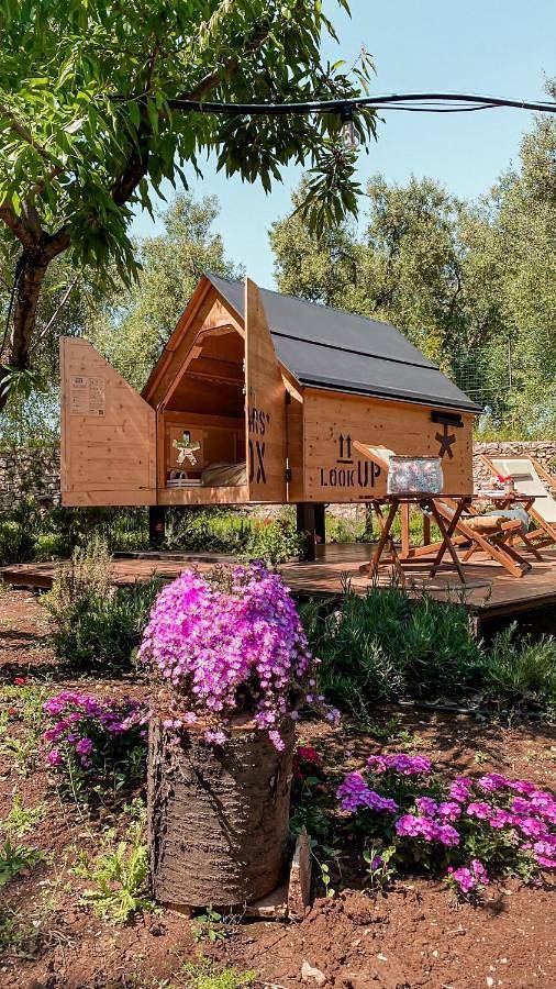 Tente pour 2 personnes, avec Terrasse ainsi que Jardin et Vue à Corato