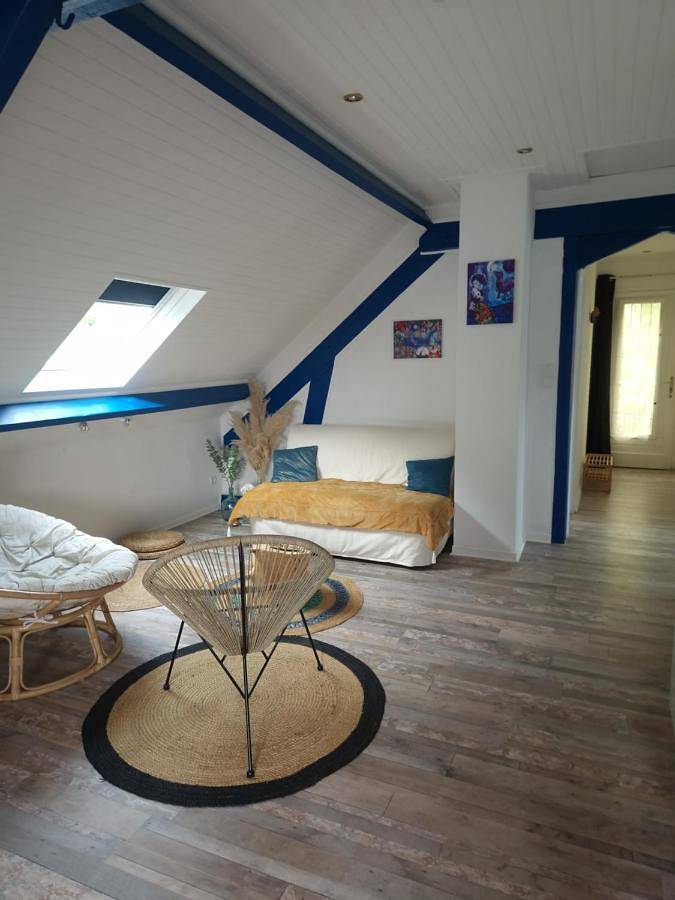 Gîte pour 6 personnes, avec jardin et vue à Sainte-Geneviève-lès-Gasny