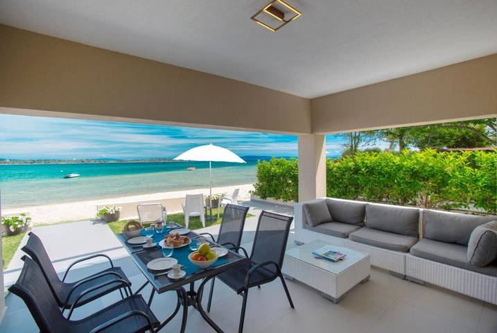 Ferienhaus für 8 Personen, mit Balkon und Terrasse sowie Garten und Ausblick